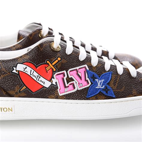 lv black heart sneakers|louis vuitton Lv rush sneakers.